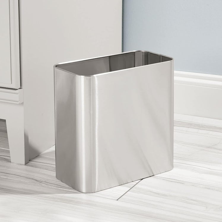 mDesign Small Trash Can