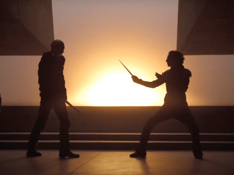 The final knife fight in 'Dune: Part Two.'