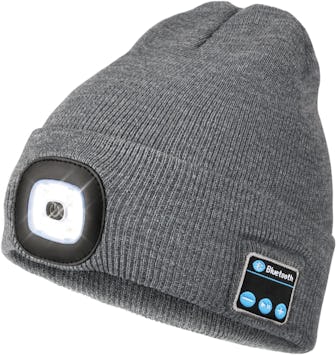 Wmcaps Bluetooth Beanie Hat with Light