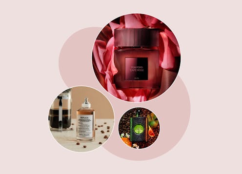 Here are coffee perfumes for fall 2023, including Tom Ford Café Rose, Maison Margiela 'REPLICA' Coff...