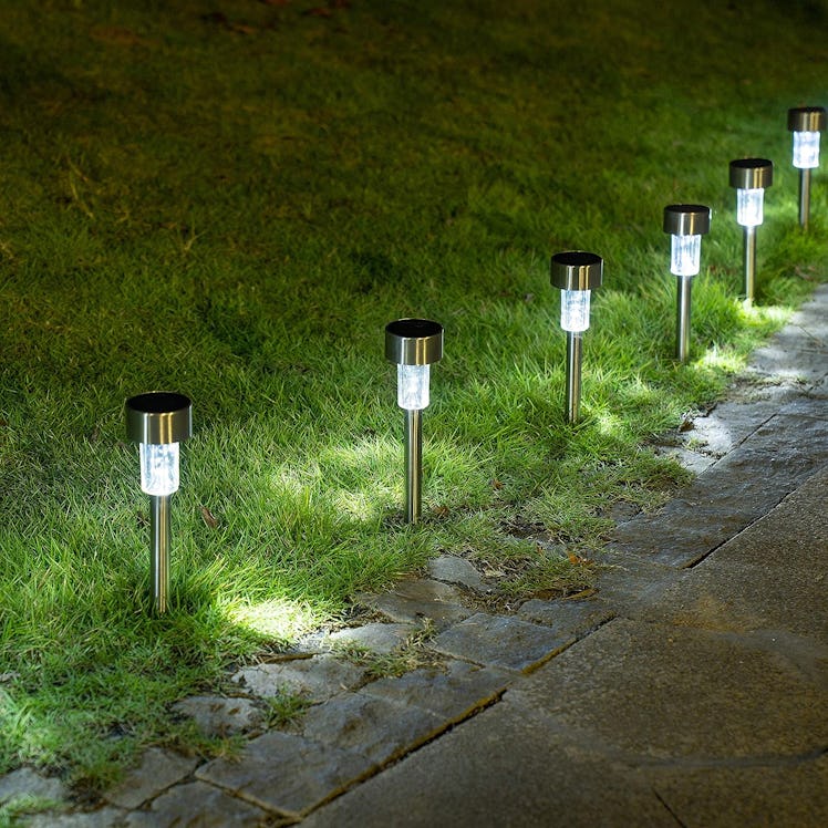 SOWSUN Solar Pathway Lights (12-Pack)