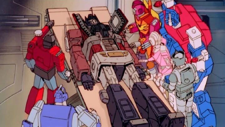 The death of Optimus Prime