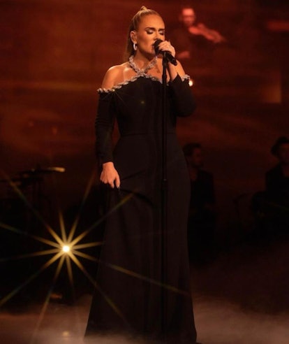 Adele's Dazzling Stella McCartney Dress Lit Up The Stage In Vegas