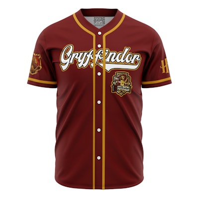 Gryffindor House Harry Potter Baseball Jersey