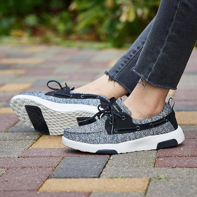 OrthoComfoot Canvas Boat Shoes