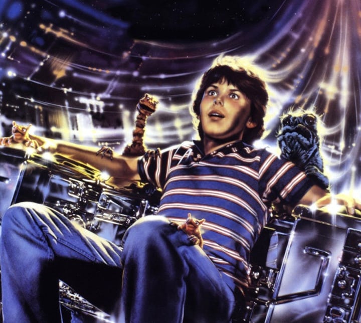The poster artwork for 'Flight of the Navigator.'
