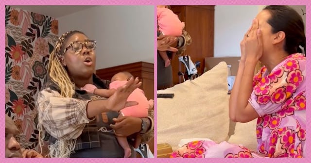 A postpartum mom's breastfeeding insecurities were squashed when her supportive and matter-of-fact d...