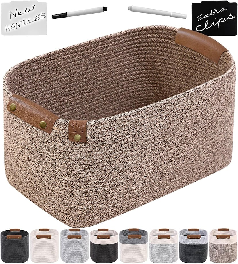CHAT BLANC Cotton Rope Basket
