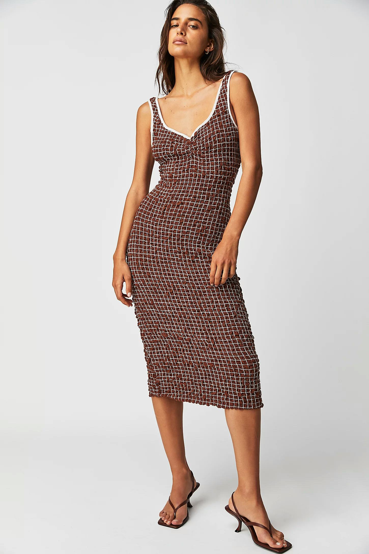 Set The Bar Smocked Midi