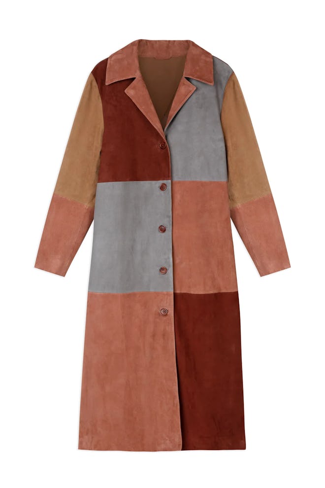 Lindsay Leather Midi Coat