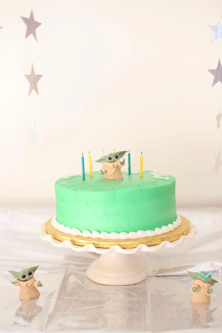 star wars birthday party cake