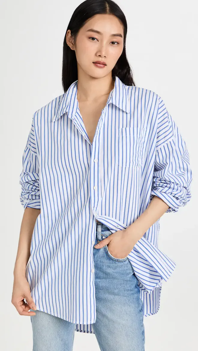 Button Down Back Psst! These Button-Downs Will Make All Your Outfits Feel Polished
