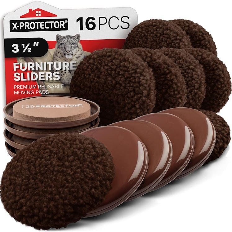 X-PROTECTOR Furniture Sliders (8-Pack)