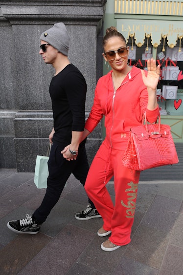 Jennifer Lopez and Alex Rodriguez's Matching Crocodile Bags