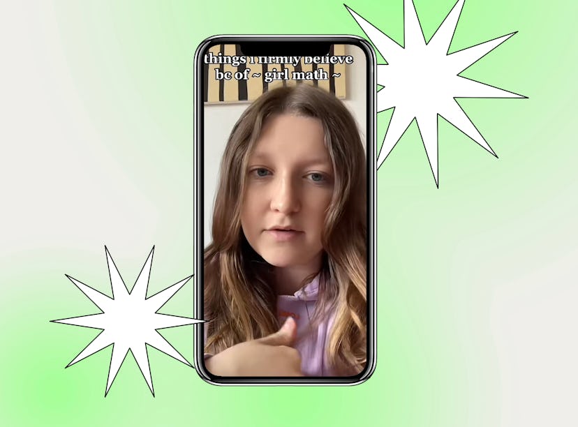 A TikToker explain what girl math is on TikTok and how to justify your spending habits.