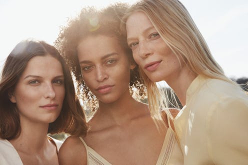 Kjaer Weiss Beauty cream bronzer models in the sunlight