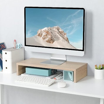 TEAMIX Wood Monitor Stand
