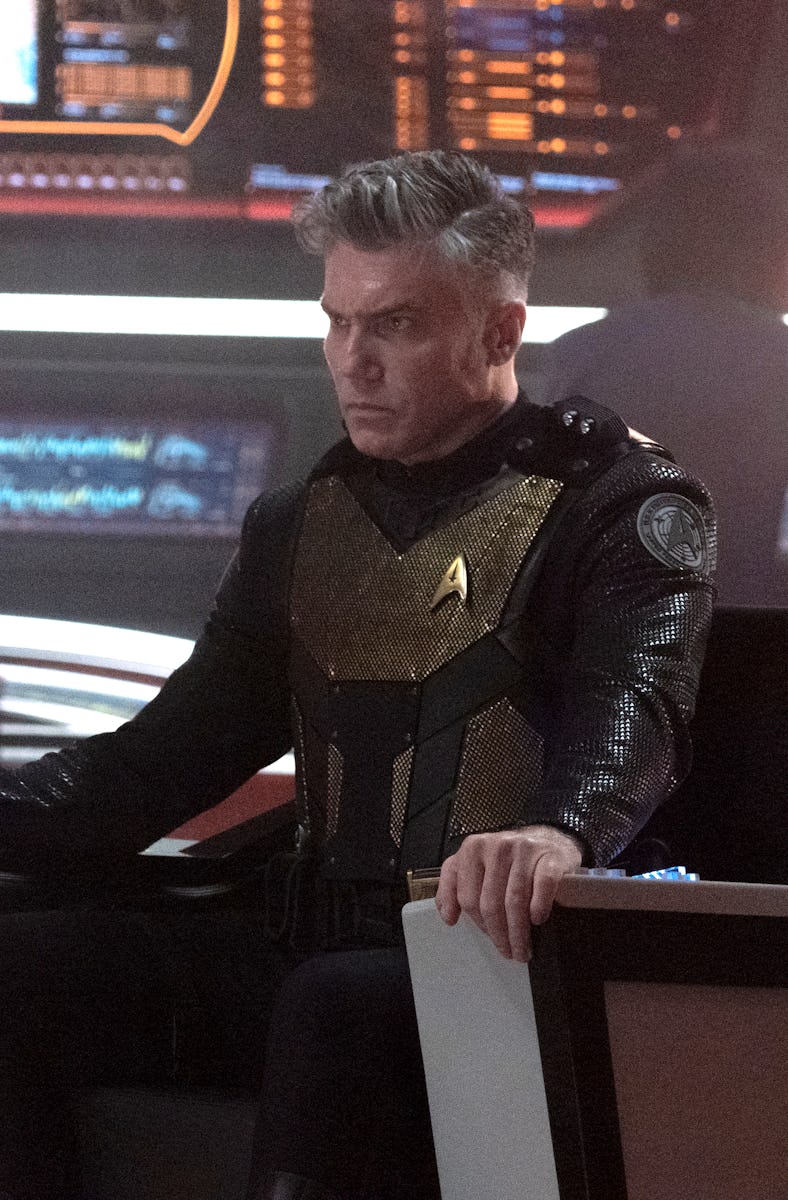 Anson Mount as Captain Pike in the 'Star Trek: Strange New Worlds' Season 2 finale.