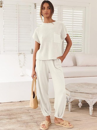 ANRABESS Two-Piece Outfits Sweater Set