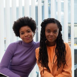 Sinclair Daniel as Nella and Ashleigh Murray as Hazel in 'The Other Black Girl' via Hulu's press sit...