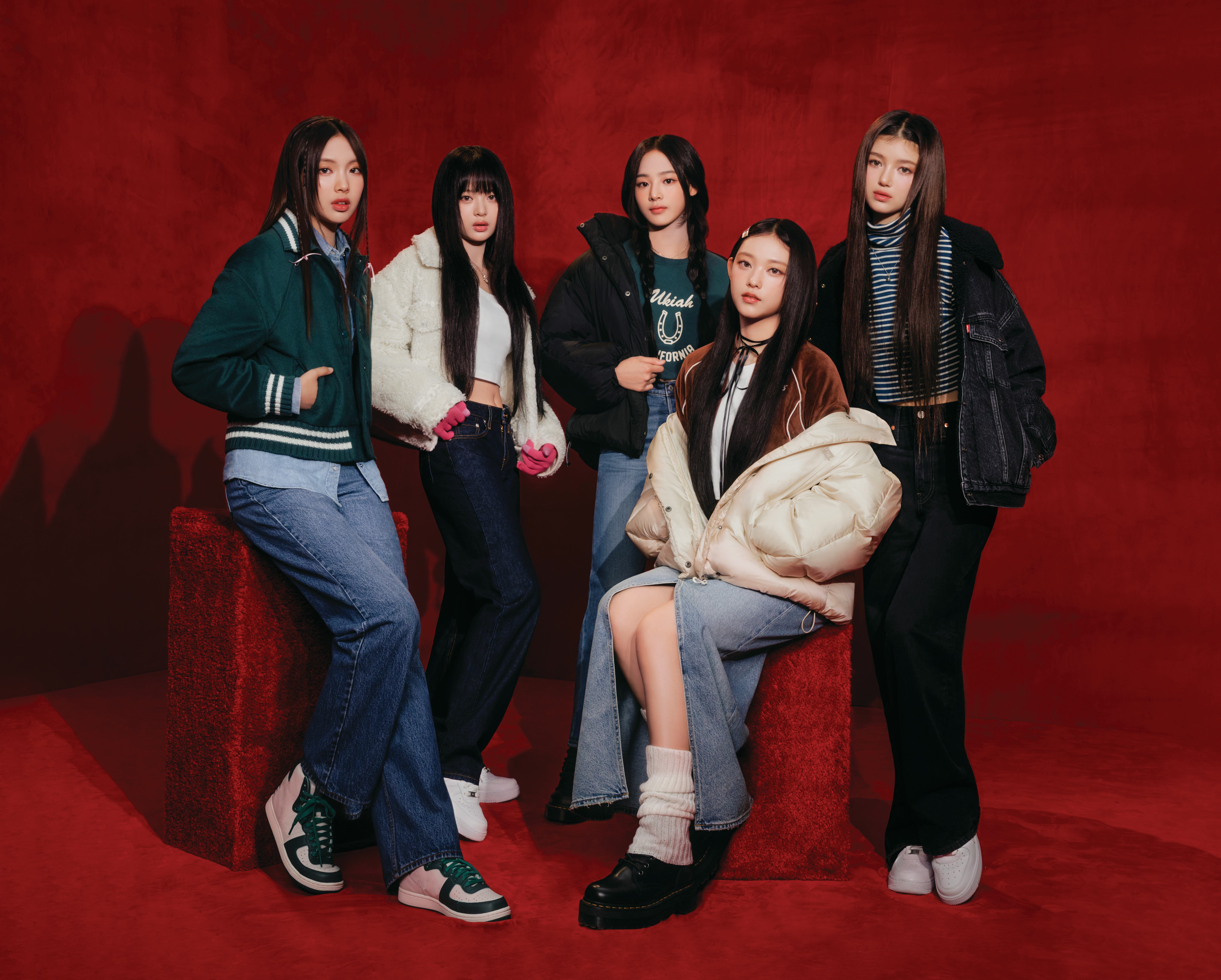 NewJeans Celebrates Self-Expression For Levi's 501 Denim Campaign