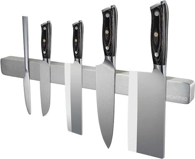 Bronypro 16 Inch Stainless Steel Magnetic Knife Holder