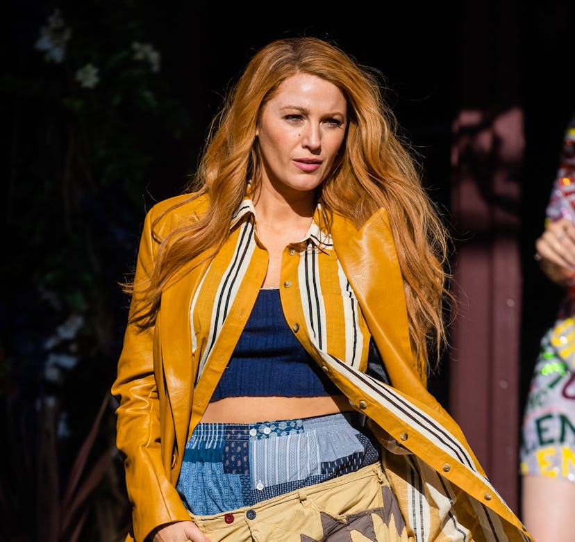 Blake Lively is seen filming "It Ends With Us" on May 25, 2023