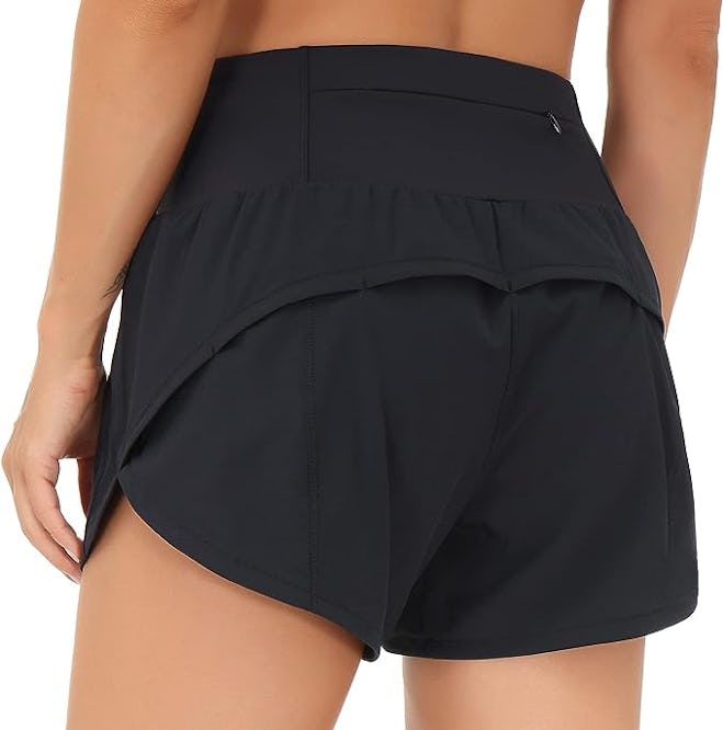 THE GYM PEOPLE High Waisted Running Shorts 
