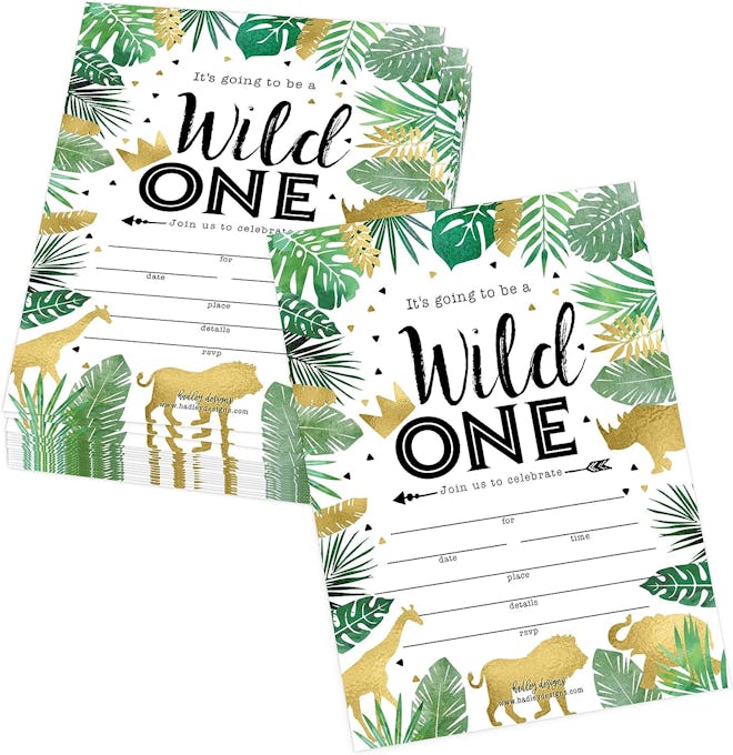 Wild One 25-Pack Invitations