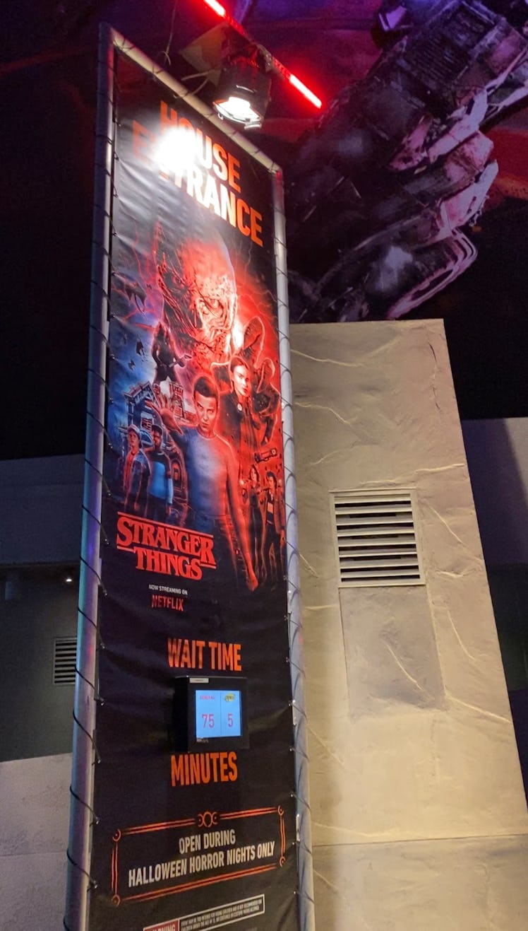The wait times at Universal Studios' Halloween Horror Nights 2023 are better in Hollywood than Orlan...