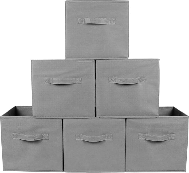 Greenco Foldable Storage Bins (6-Pack)