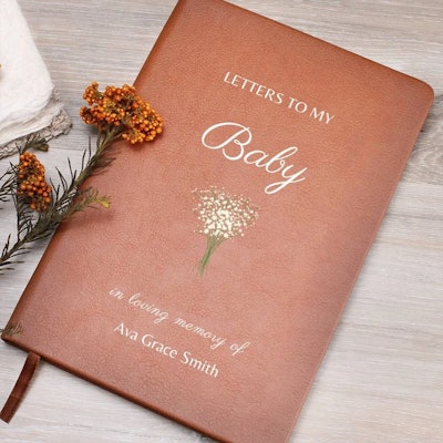 Letters to My Baby Journal. is a meaningful miscarriage gift