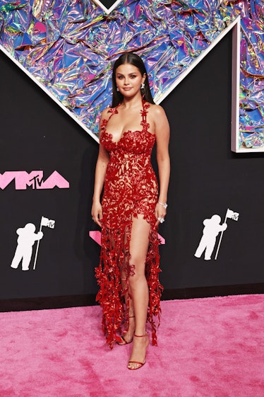 Selena Gomez attends the 2023 MTV Video Music Awards at the Prudential Center on September 12, 2023 ...