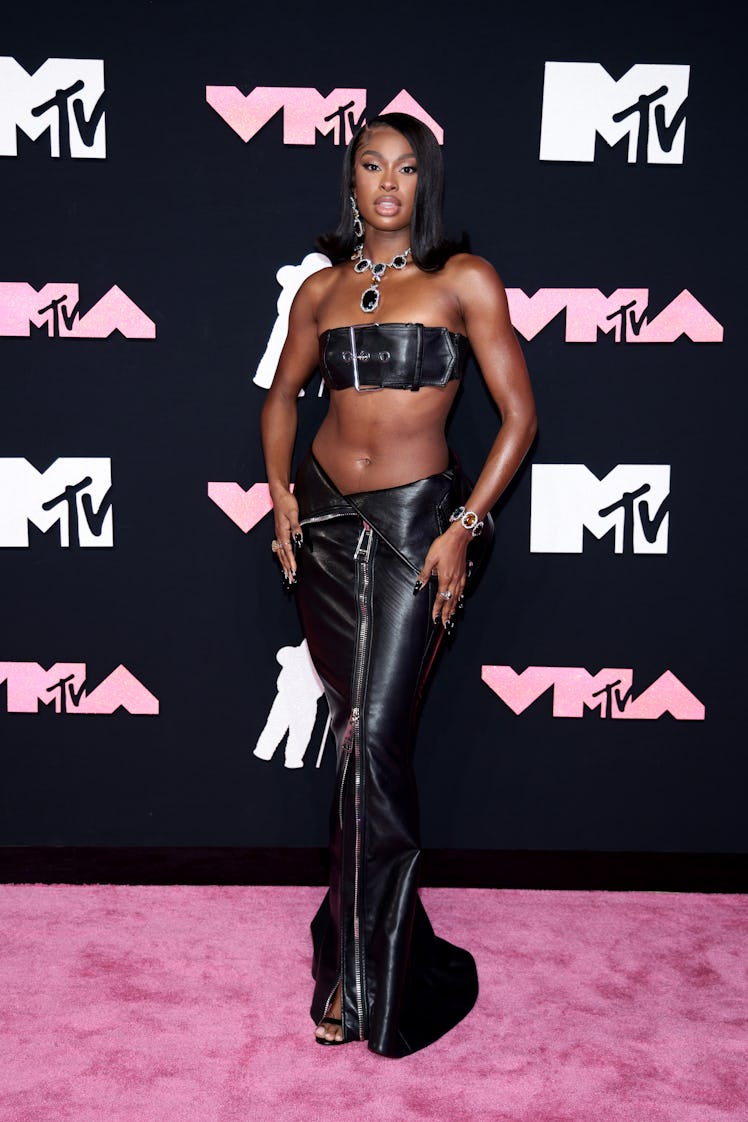 Coco Jones attends the 2023 MTV Video Music Awards at the Prudential Center on September 12, 2023 in...