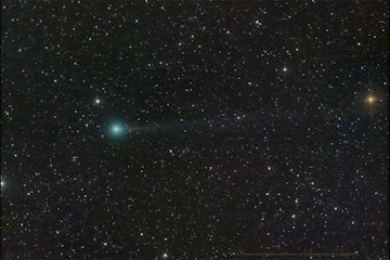 Comet Nishimura was imaged three days ago from June Lake, California, USA while sporting a green com...