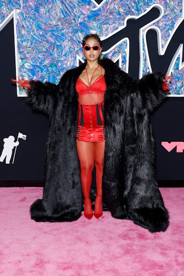 Shenseea attends the 2023 MTV Video Music Awards at Prudential Center on September 12, 2023 in Newar...