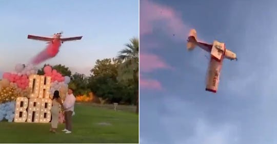 A plane crashed during a gender reveal party in Mexico, killing the pilot.
