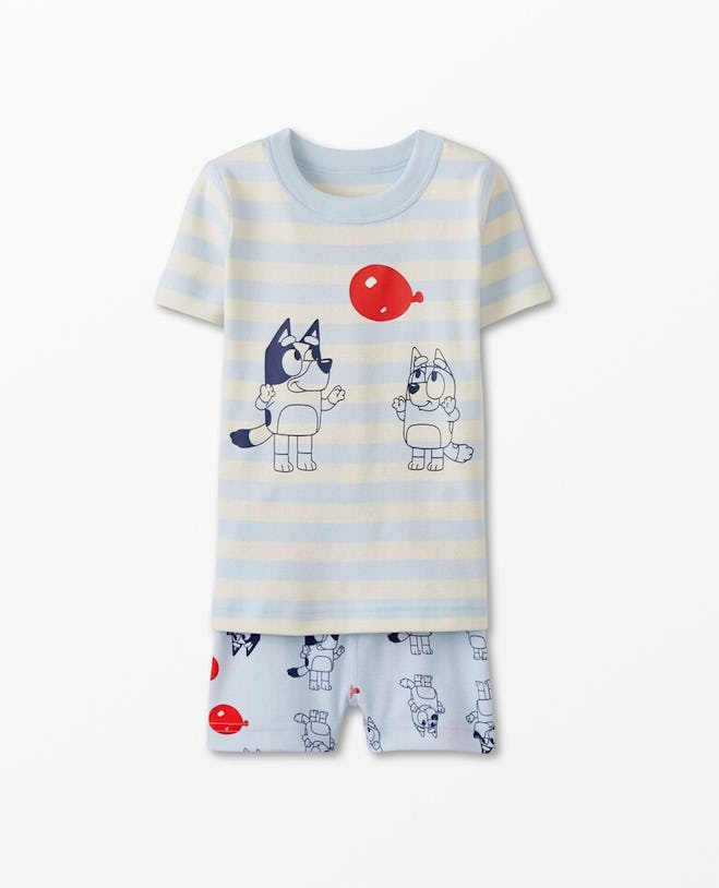 Bluey Short John Pajama Set