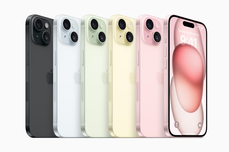Apple iPhone 15 and iPhone 15 Plus colors
