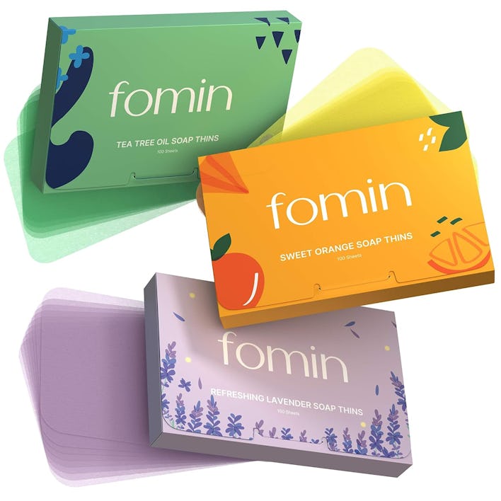 FOMIN Antibacterial Paper Soap Sheets (300-Sheets)