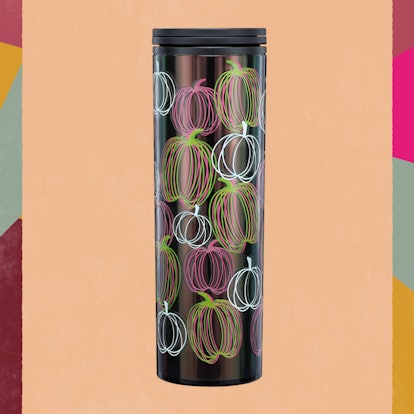 This Brown Pumpkin Tumbler is part of the Starbucks 2023 Halloween collection. 