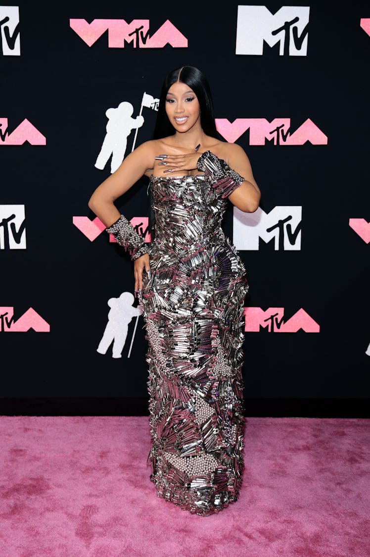 Cardi B attends the 2023 MTV Video Music Awards at the Prudential Center on September 12, 2023 in Ne...