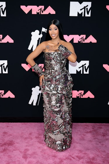 Cardi B attends the 2023 MTV Video Music Awards at the Prudential Center on September 12, 2023 in Ne...