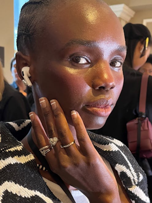 Minimal nail art New York Fashion Week spring/summer 2024