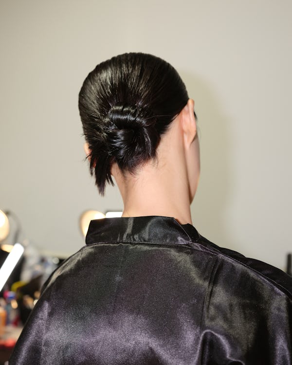 Low messy buns at 3.1 Phillip Lim.