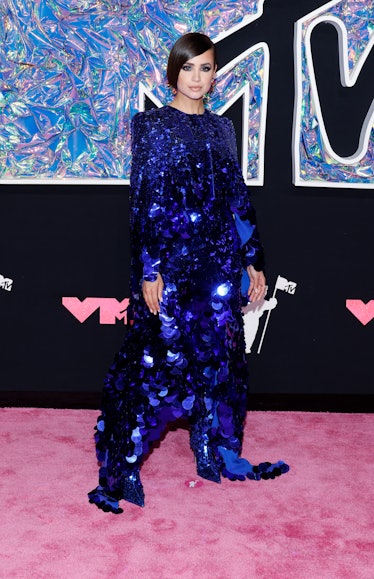 Sofia Carson attends the 2023 MTV Video Music Awards at Prudential Center on September 12, 2023 in N...