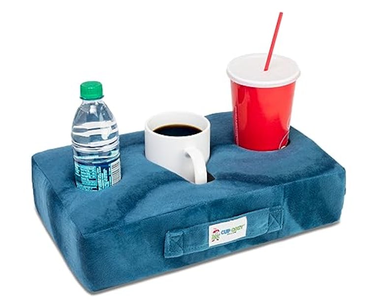 Cup Cozy Pillow (Teal) -*As Seen on TV* The World's Best Cup Holder. Keep Your Drinks Close and Prev...
