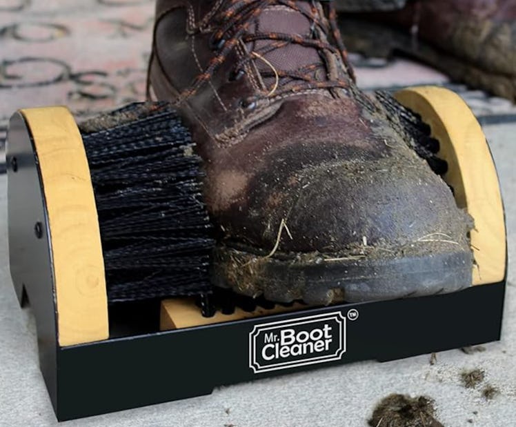 Mr. Boot Cleaner Floor Mount Scraper