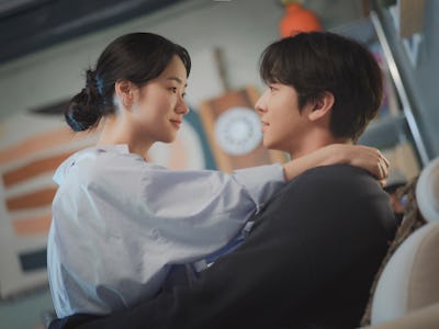 Jeon Yeo-been and Ahn Hyo-seop in A Time Called You