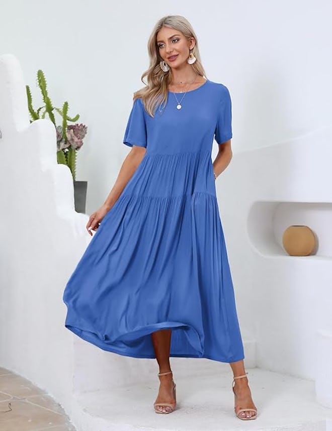 YESNO Maxi Summer Swing Dress